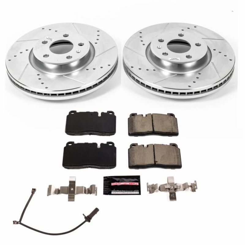 Power Stop 2013 Audi Q5 Front Z23 Evolution Sport Brake Kit PowerStop