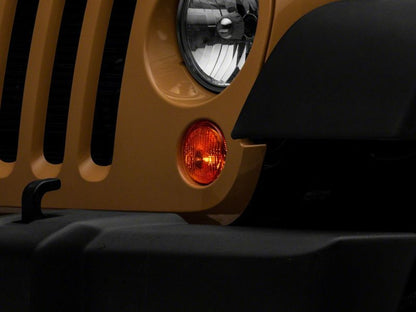 Raxiom 07-18 Jeep Wrangler JK Axial Series Replacement Turn Signal Lamps- Amber