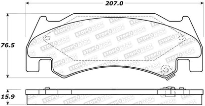 StopTech Premium Ceramic Brake Pads - 308.10850 Stoptech
