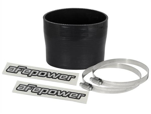 aFe Magnum FORCE (3-3/4in ID to 3-1/2in ID x 3in L) Straight Reducing Coupler - Black