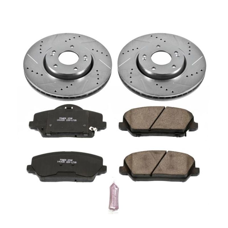 Power Stop 14-17 Kia Forte5 Front Z23 Evolution Sport Brake Kit PowerStop