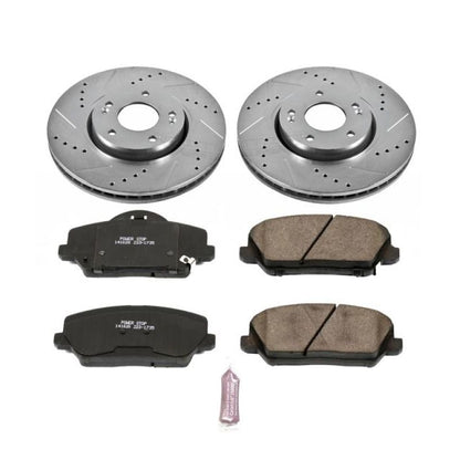 Power Stop 14-17 Kia Forte5 Front Z23 Evolution Sport Brake Kit PowerStop