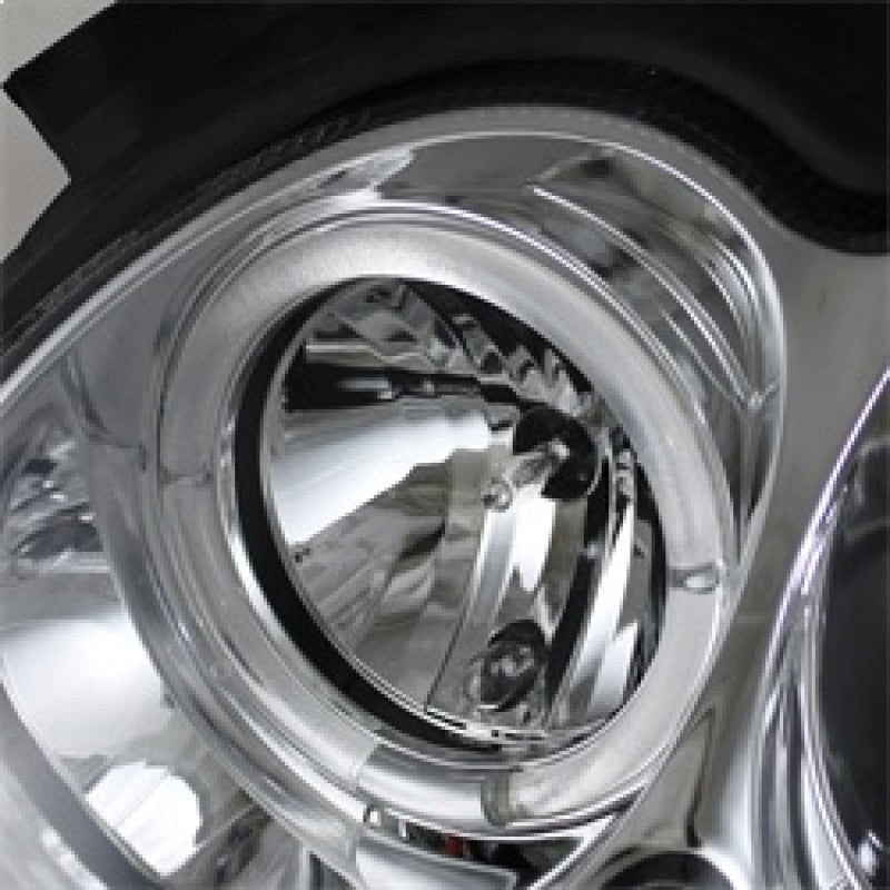 Spyder Mercedes Benz CLK 03-09 Projector Halogen Model- LED Halo DRL Chrm PRO-YD-MBCLK03-DRL-C SPYDER