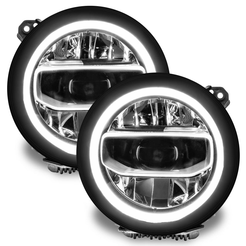 Oracle Jeep Wrangler JL/JT RGB+W Headlight DRL Upgrade Kit - ColorSHIFT w/ Simple Controller ORACLE Lighting