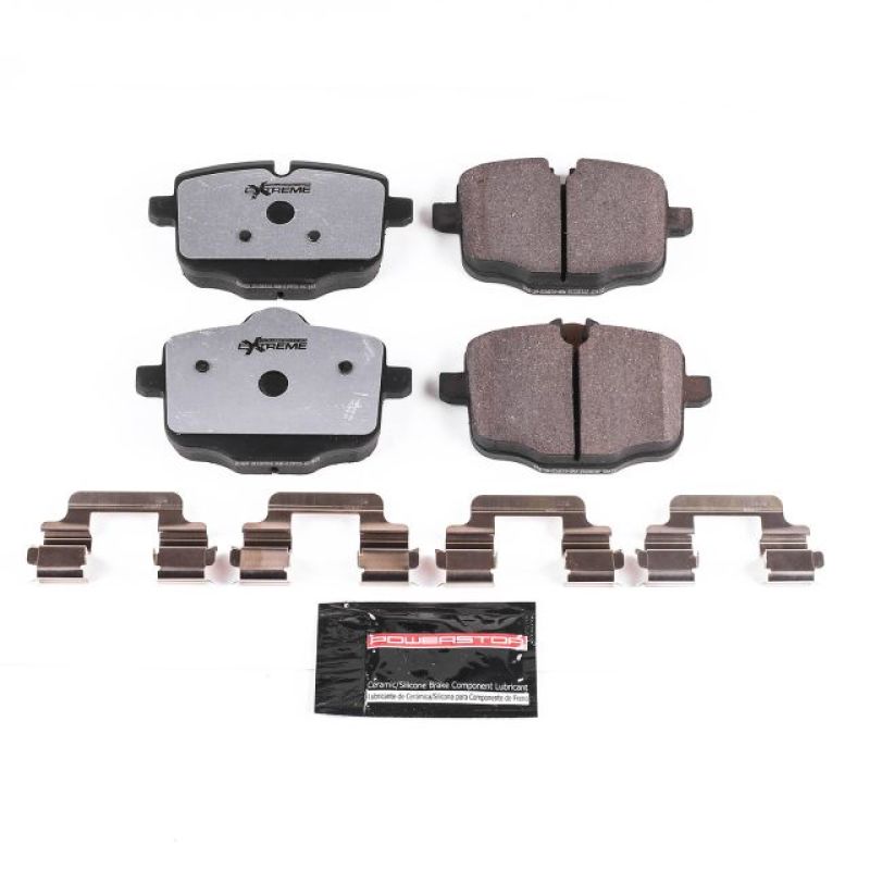 Power Stop 2017 BMW 530i Rear Z26 Extreme Street Brake Pads w/Hardware PowerStop