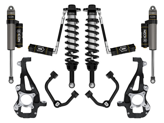 ICON 21-24 Ford F150 4WD 3.5-4.5in Stage 3 Suspension System - Tubular UCA