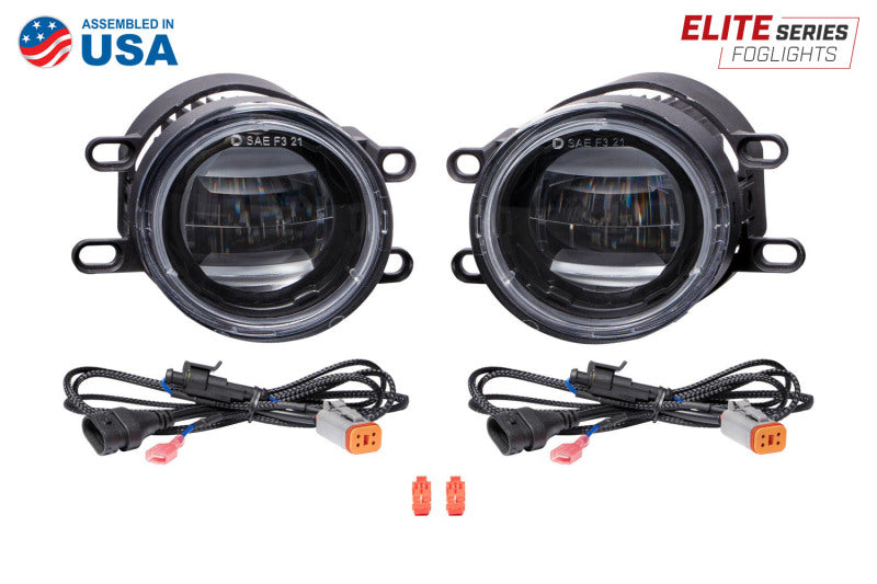 Diode Dynamics Elite Series Type B Fog Lamps - Yellow (Pair) Diode Dynamics