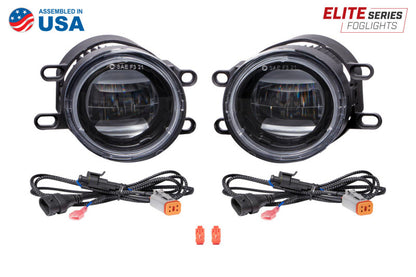 Diode Dynamics Elite Series Type B Fog Lamps - Yellow (Pair) Diode Dynamics