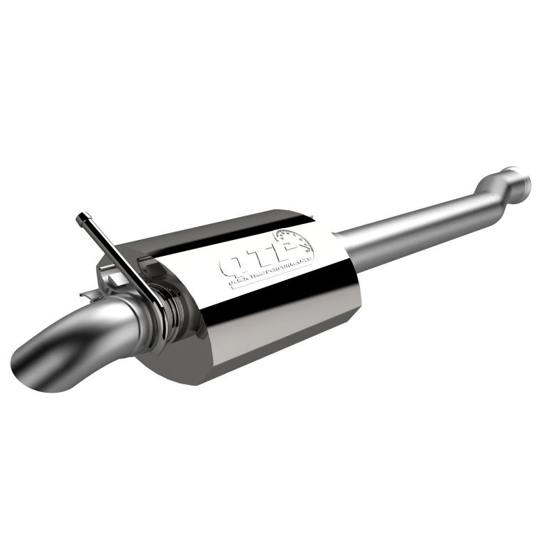QTP 2018 Jeep Wrangler JL 304SS AR3 Crawler Exhaust w/Turn Down Exit QTP
