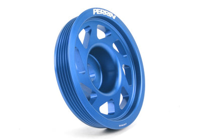 Perrin 93-11 Subaru Impreza / 04-21 STI / 02-14 WRX EJ Engines (w/o AC ONLY) Crank Pulley - Blue Perrin Performance