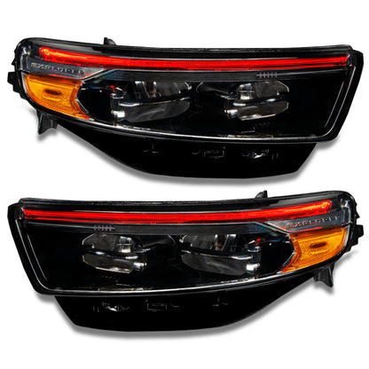 Oracle 20-22 Ford Explorer Dynamic RGB Headlight DRL Upgrade Kit - ColorSHIFT - Dynamic