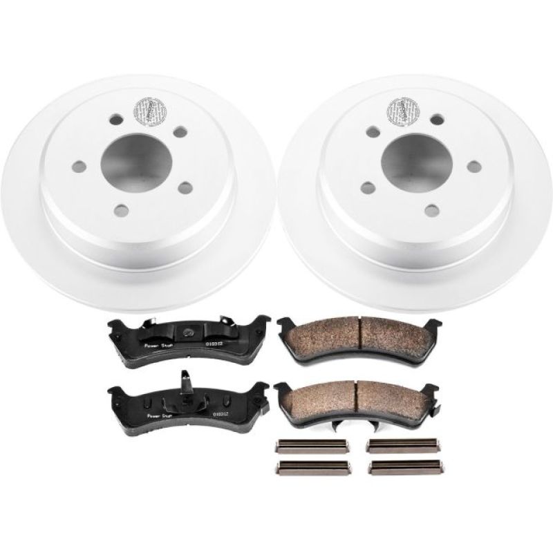 Power Stop 95-01 Ford Explorer Rear Z17 Evolution Geomet Coated Brake Kit