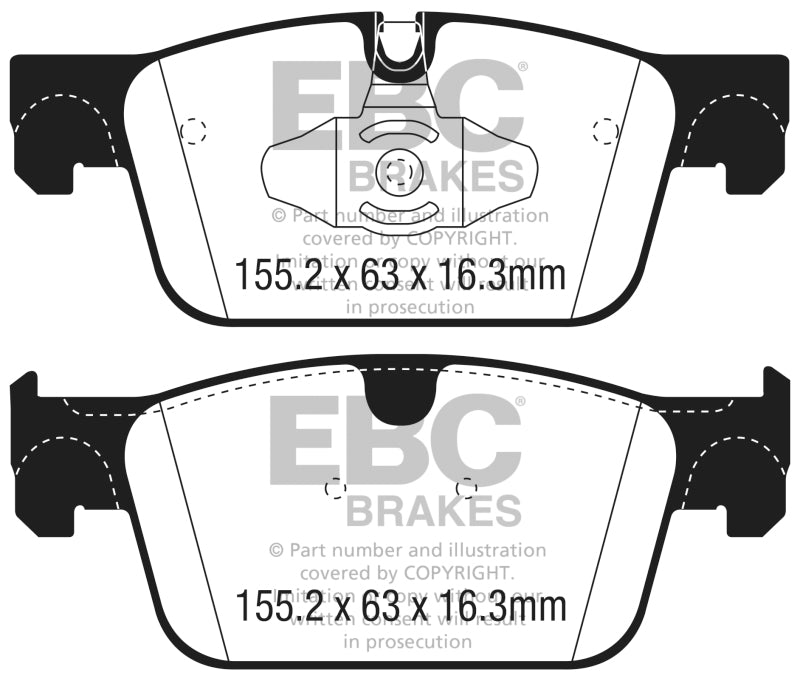 EBC YellowStuff Front Brake Pads - DP42305R