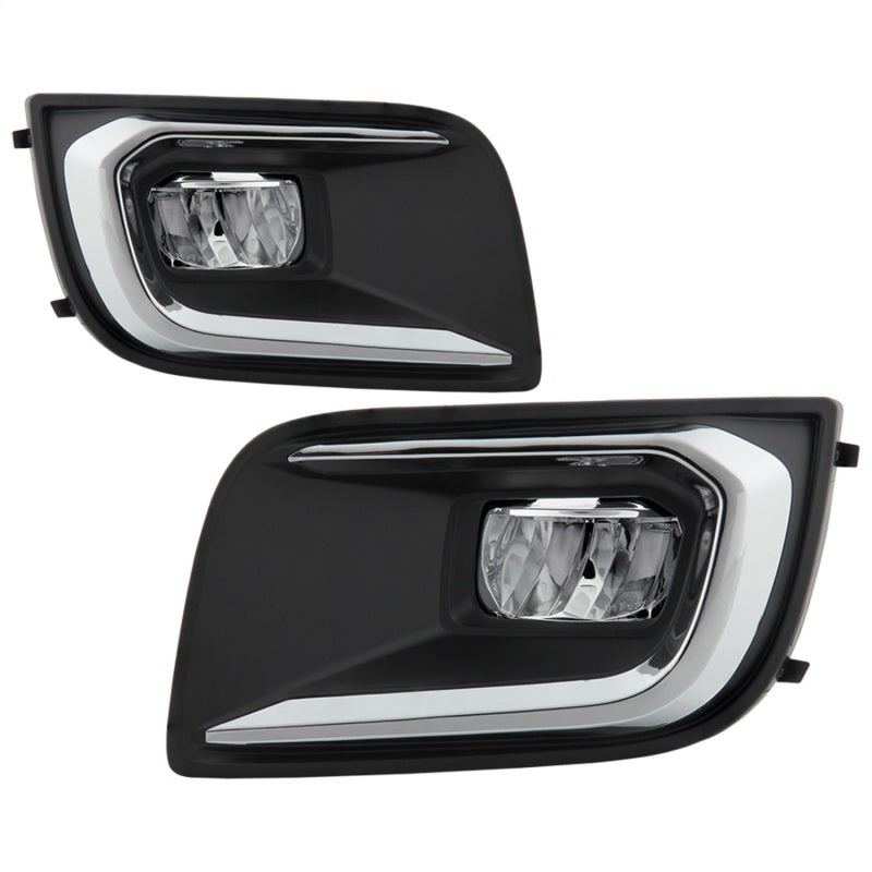 Spyder Toyota Sequoia 2018-2020 OEM Style LED Fog Lights w/OEM Fit Switch - Clear SPYDER