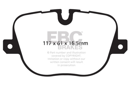 EBC GreenStuff Rear Brake Pads - DP62068 EBC