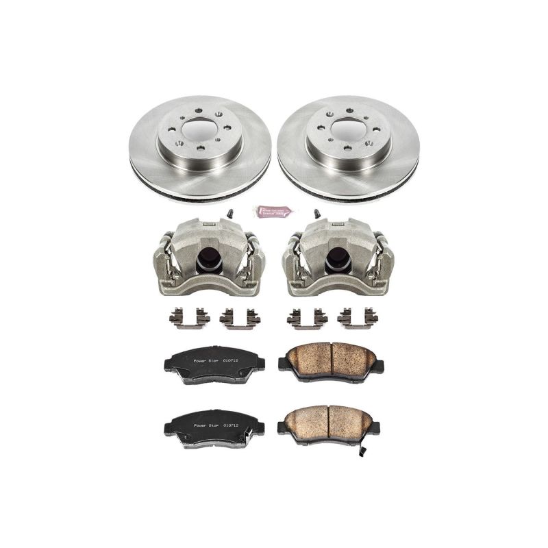 Power Stop 93-95 Honda Civic Front Autospecialty Brake Kit w/Calipers PowerStop