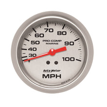 Load image into Gallery viewer, Autometer Marine Silver Mechanical Speedometer