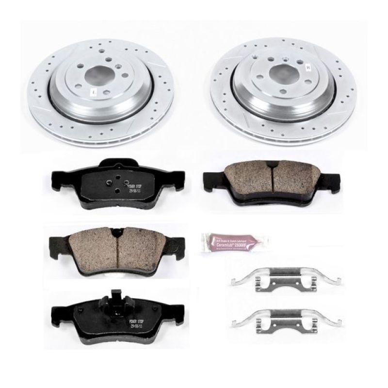 Power Stop 05-06 Mercedes-Benz G55 AMG Rear Z23 Evolution Sport Brake Kit PowerStop