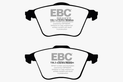 EBC BlueStuff Brake Pads - DP51574NDX EBC