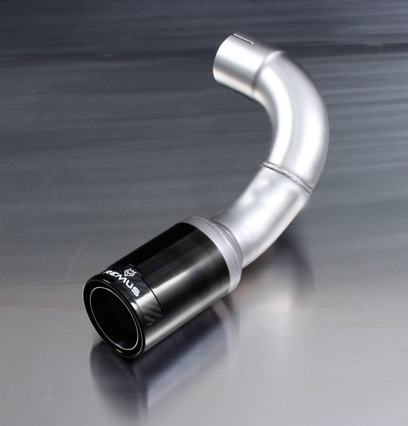 Remus 2011 BMW 1 Series F20/F21 84mm Black Chrome Straight w/Carbon Insert Tail Pipe Set Remus