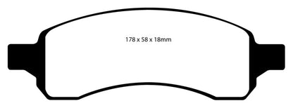 EBC RedStuff Front Brake Pads - DP31761C EBC