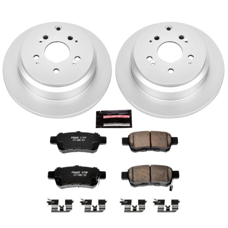 Power Stop 05-10 Honda Odyssey Rear Z17 Evolution Geomet Coated Brake Kit PowerStop