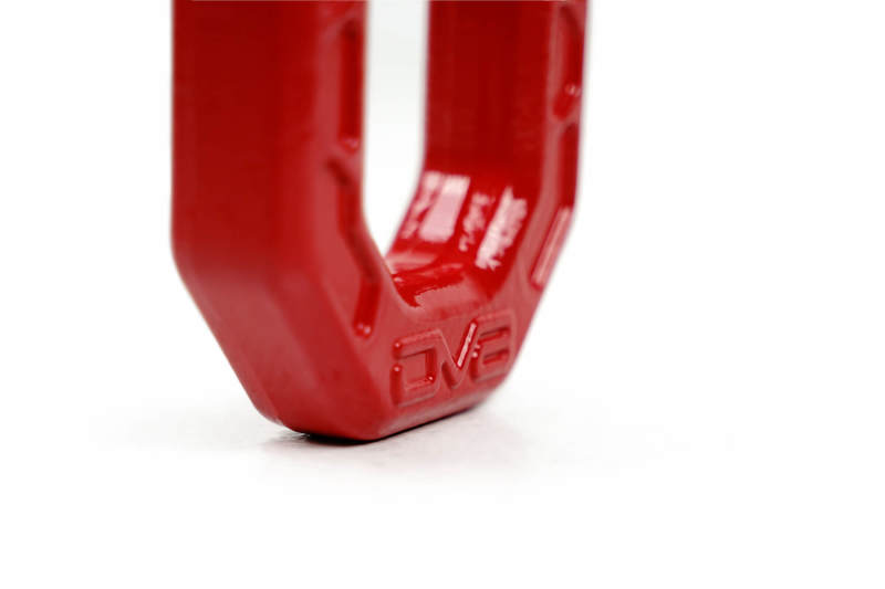 DV8 Offroad Elite Series D-Ring Shackles - Pair (Red) DV8 Offroad