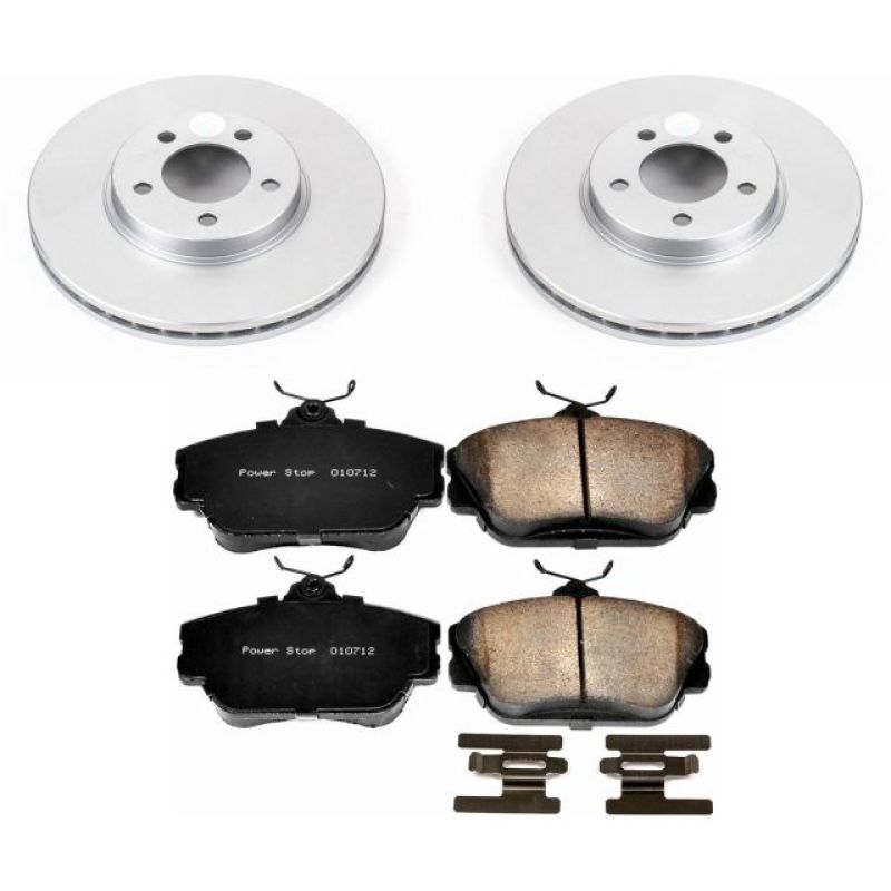 Power Stop 96-99 Ford Taurus Front Z17 Evolution Geomet Coated Brake Kit PowerStop