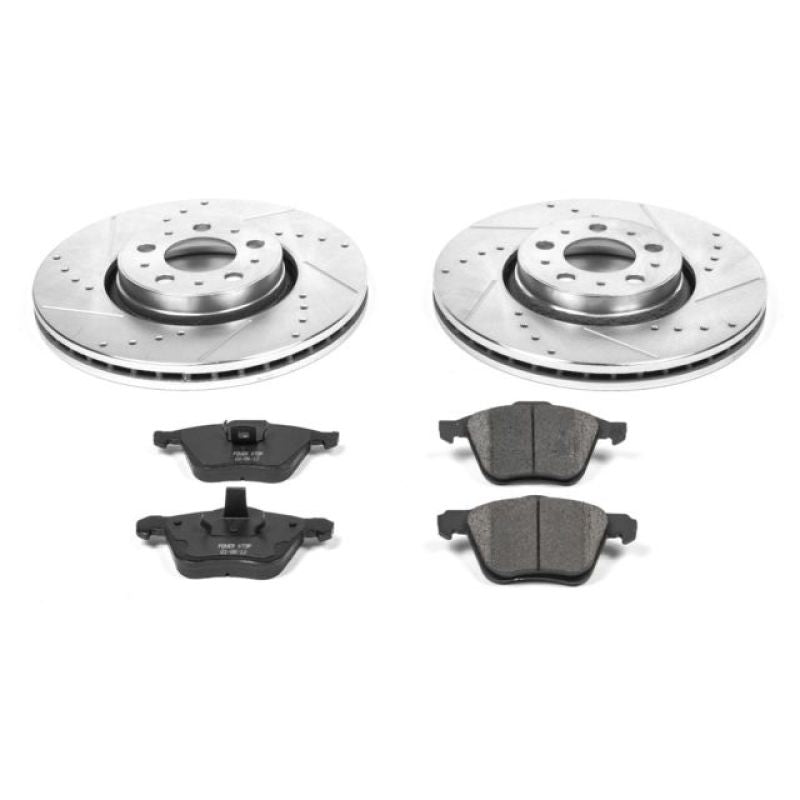 Power Stop 08-09 Volvo S60 Front Z23 Evolution Sport Brake Kit PowerStop