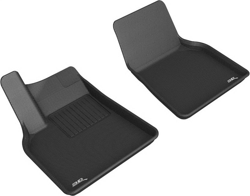 3D MAXpider 2021 Tesla Model Y Kagu 1st Row Floormat - Black 3D MAXpider