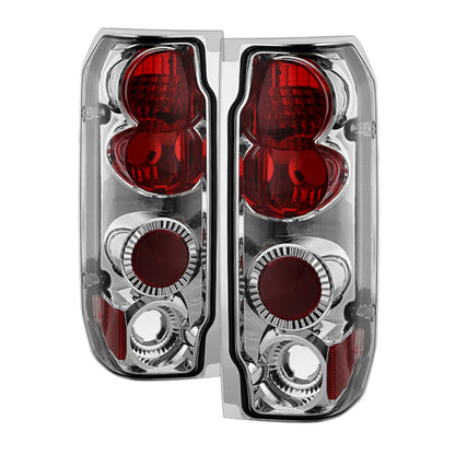 Spyder Ford F150 87-96/Ford Bronco 88-96 Euro Style Tail Lights Chrome ALT-YD-FF15089-C SPYDER