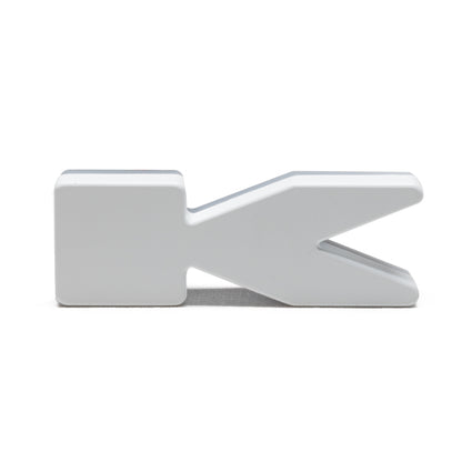 ORACLE Lighting Universal Illuminated LED Letter Badges - Matte White Surface Finish - K
