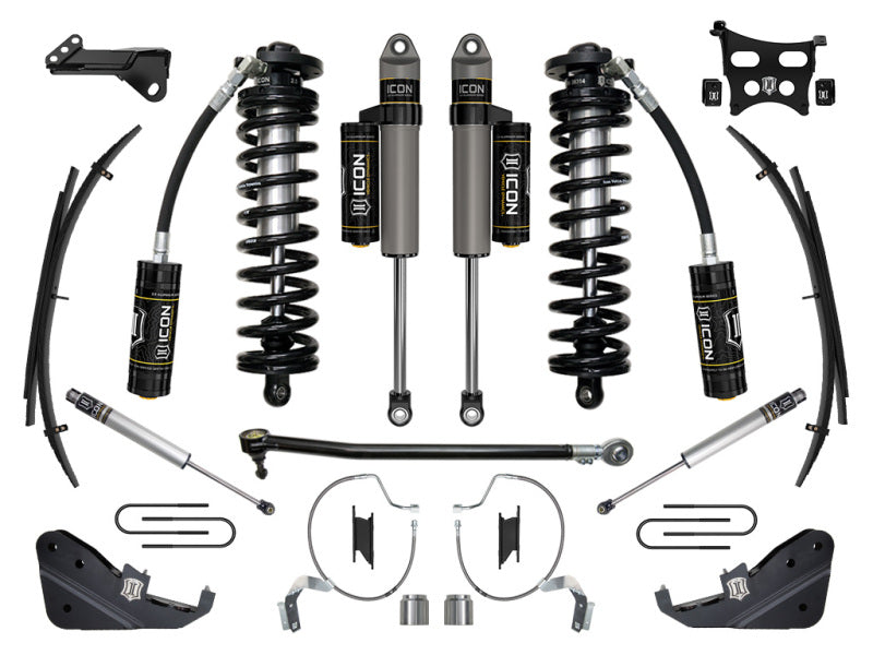 ICON 2023 Ford F250/F350 4-5.5in Stage 4 Coilover Conversion System w/ Expansion Packs