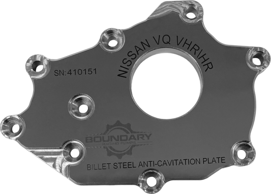 Boundary Steel Anti-Cavitation Billet Back Plate for Nissan VQ35DE - VQ-BBP-DE