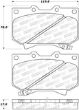 StopTech Premium Ceramic Brake Pads - 308.08120