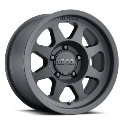 Method 701 MATTE BLACK 17x9 / 6x5.5 / -12/4.60, 106.25 Hub Bore - MR70179060512N Method Wheels