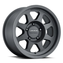 Load image into Gallery viewer, Method 701 MATTE BLACK 17x9 / 6x5.5 / -12/4.60, 106.25 Hub Bore - MR70179060512N