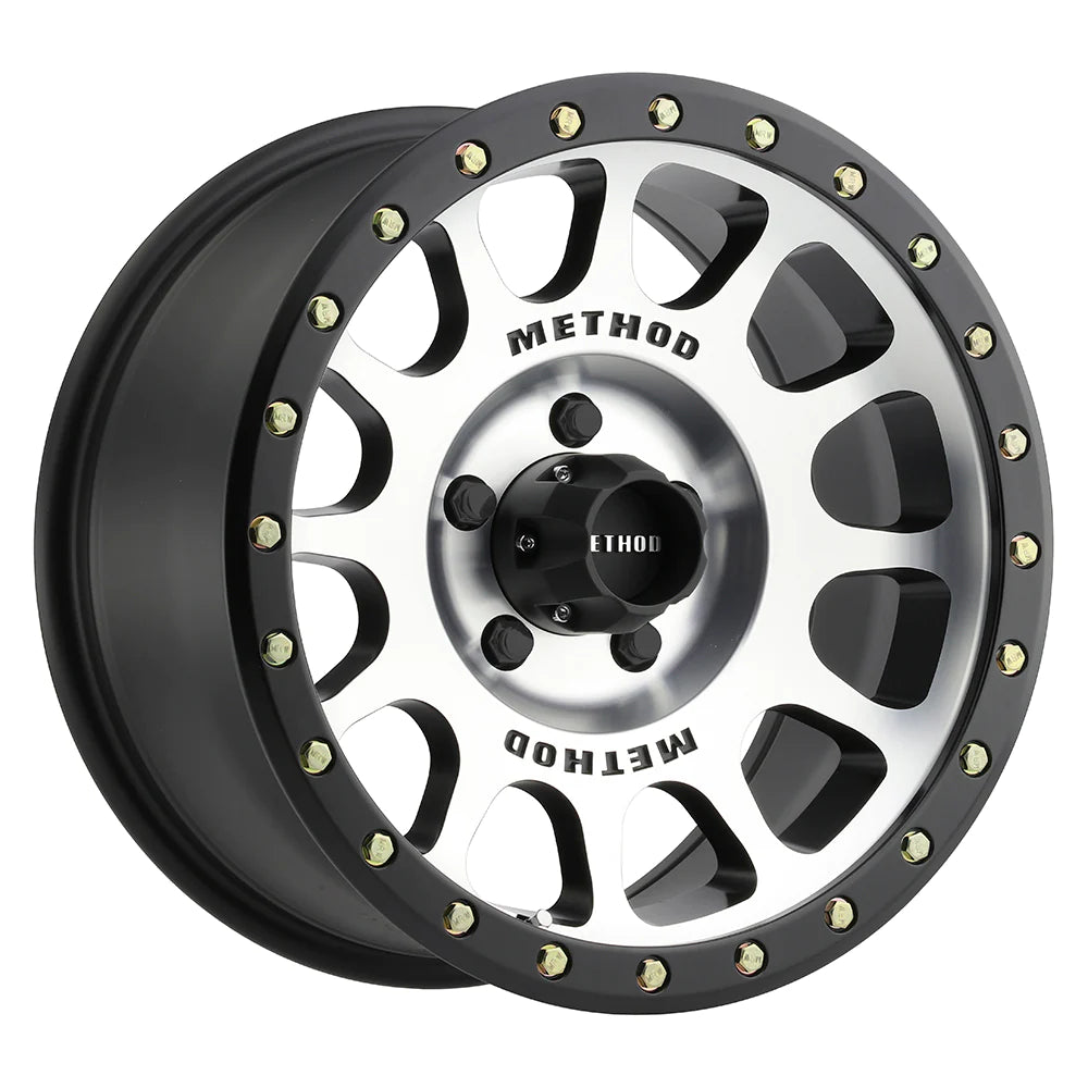 Method 305 NV MACHINED - MATTE BLACK LIP 17x8.5 / 5x5.5  0/4.75, 108 Hub Bore - MR30578555300