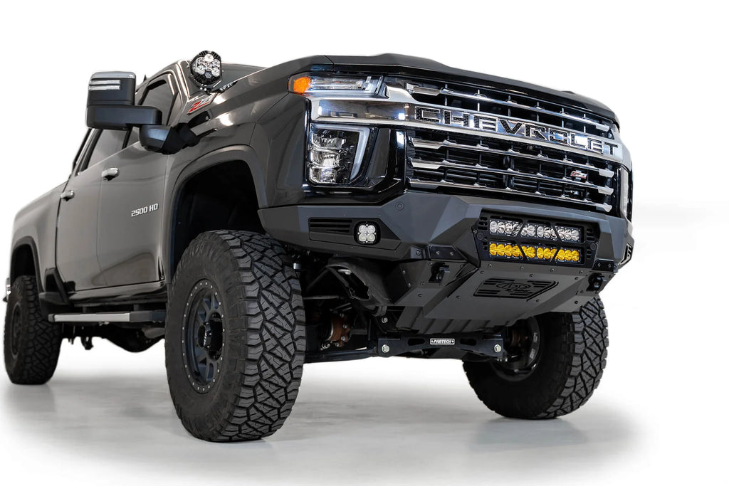 Addictive Desert Designs 2020-2022 Chevy 2500/3500 Bomber Front Bumper (20 Inch Lights) - F270012140103