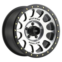 Load image into Gallery viewer, Method 305 NV MACHINED - MATTE BLACK LIP 16x8 / 6x5.5 / 0/4.5, 108 Hub Bore - MR30568060300