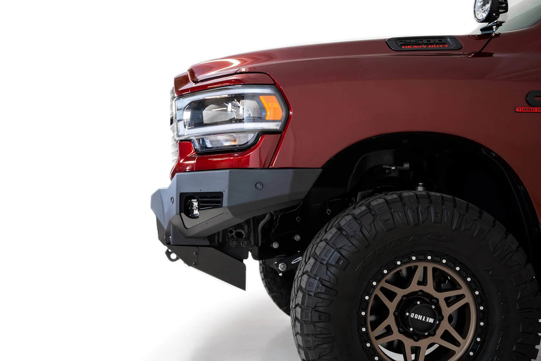 ADD 2019-2023 Ram 2500/3500 Bomber Front Bumper (Rigid) - F560014110103 Addictive Desert Designs