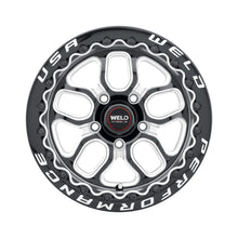 Load image into Gallery viewer, Weld Racing S907 Gloss Black Laguna Beadlock 15x10 / 5x114.3 / 50/7.5 - S907B0067P51