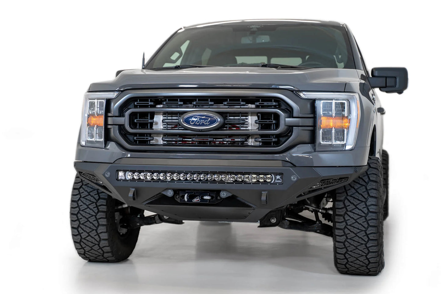 Addictive Desert Designs 2021-2023 Ford F-150 Stealth Fighter Winch Front Bumper - F191422860103 Addictive Desert Designs