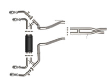 Load image into Gallery viewer, aFe Jeep Wrangler 392 21-23 V8-6.4L Vulcan Series 3 IN to 2-1/2 IN 304 Stainless Steel Cat-Back Exhaust System w/ Polished Tip - 49-38098-P aFe