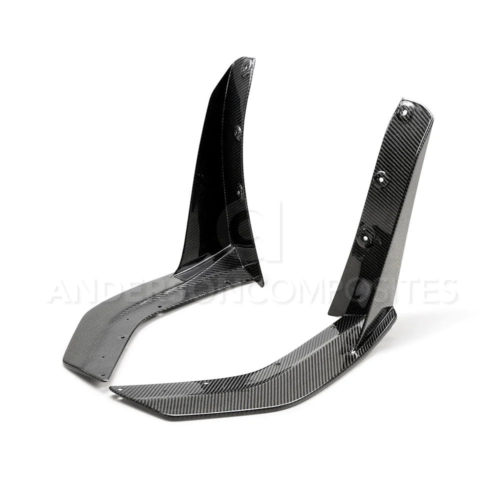 Anderson Composites 20-23 Mustang Shelby GT500 Front Splitter Wickers AC-FBC20FDMU500 Anderson Composites