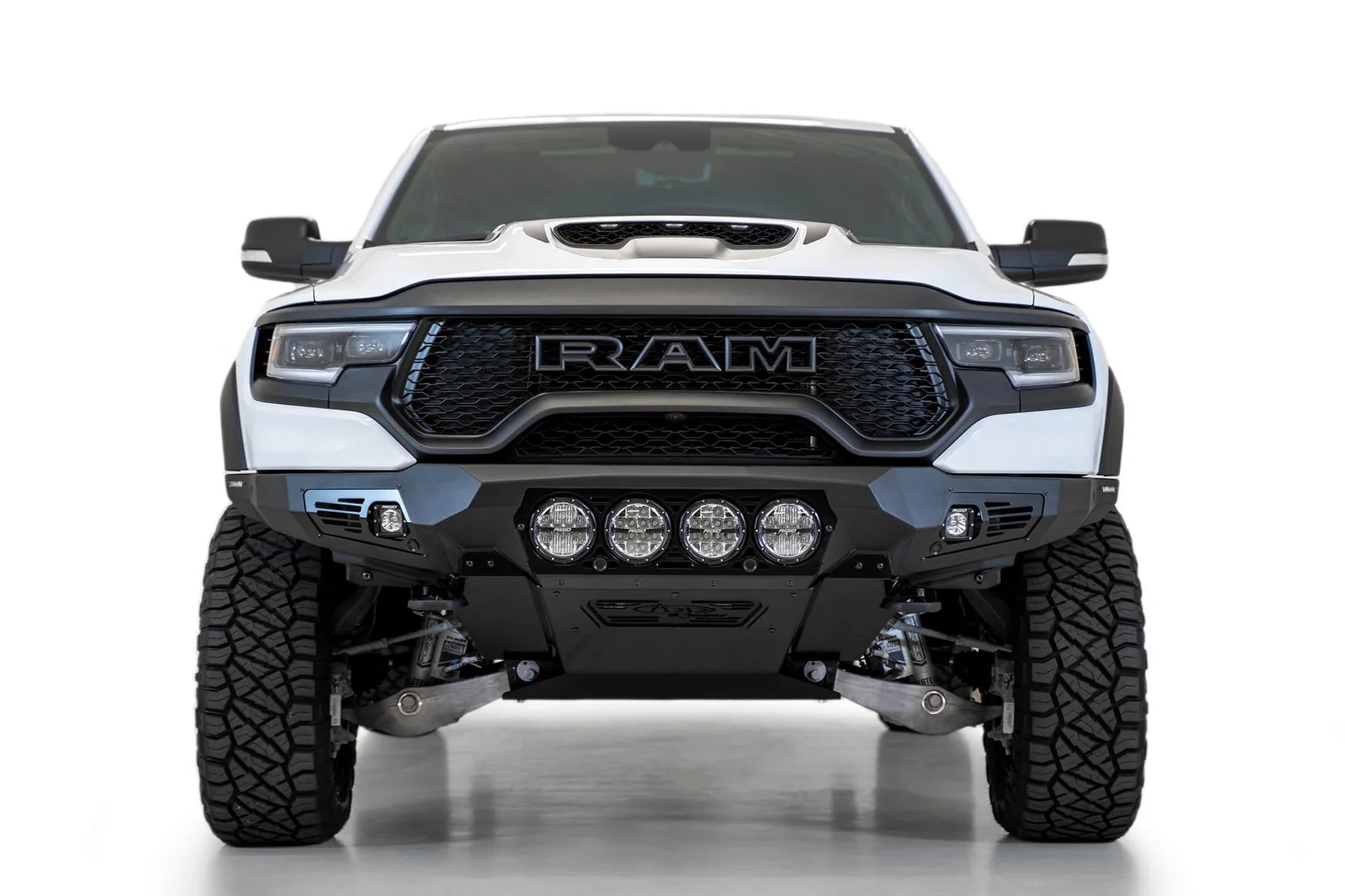 Addictive Desert Designs 2021-2023 Ram 1500 Trx Bomber Front Bumper (Rigid) - F620014110103 Addictive Desert Designs