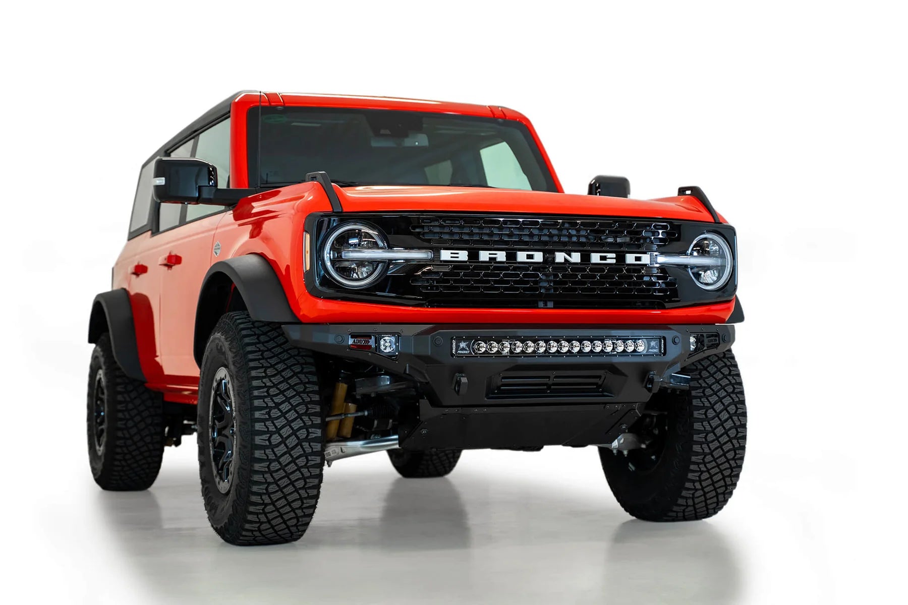 Addictive Desert Designs 2021-2023 Ford Bronco Stealth Fighter Front Bumper - F230142210103 Addictive Desert Designs