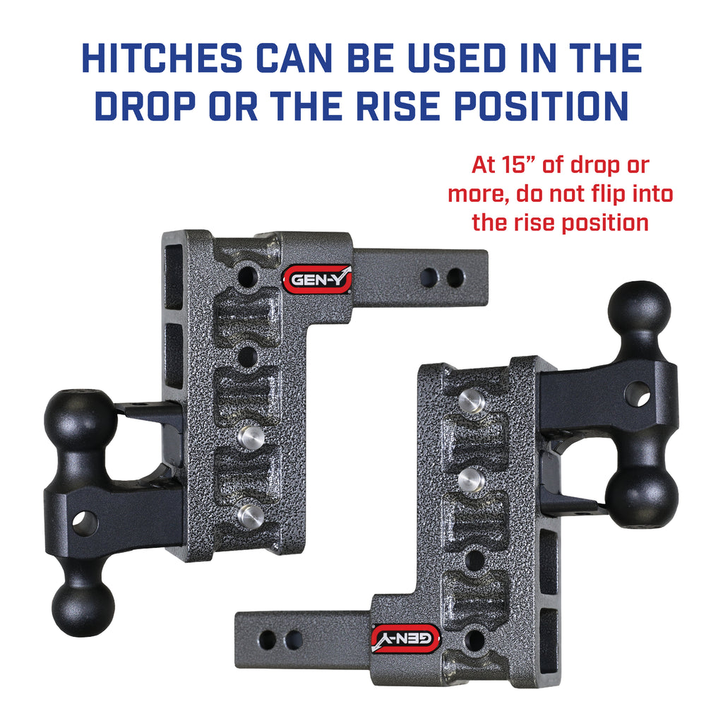 Gen-Y MEGA-DUTY 21K Drop Hitch (2.5″ Shank) - GH-623