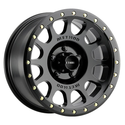 Method 305 NV MATTE BLACK 20x10 / 8x6.5 / -18/4.76, 130.81 Hub Bore -