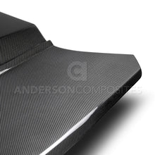 Load image into Gallery viewer, Anderson Composites 2016 - 2024 Camaro Type-AZ Double Sided Carbon Fiber Hood - AC-HD16CHCAM-AZ-DS